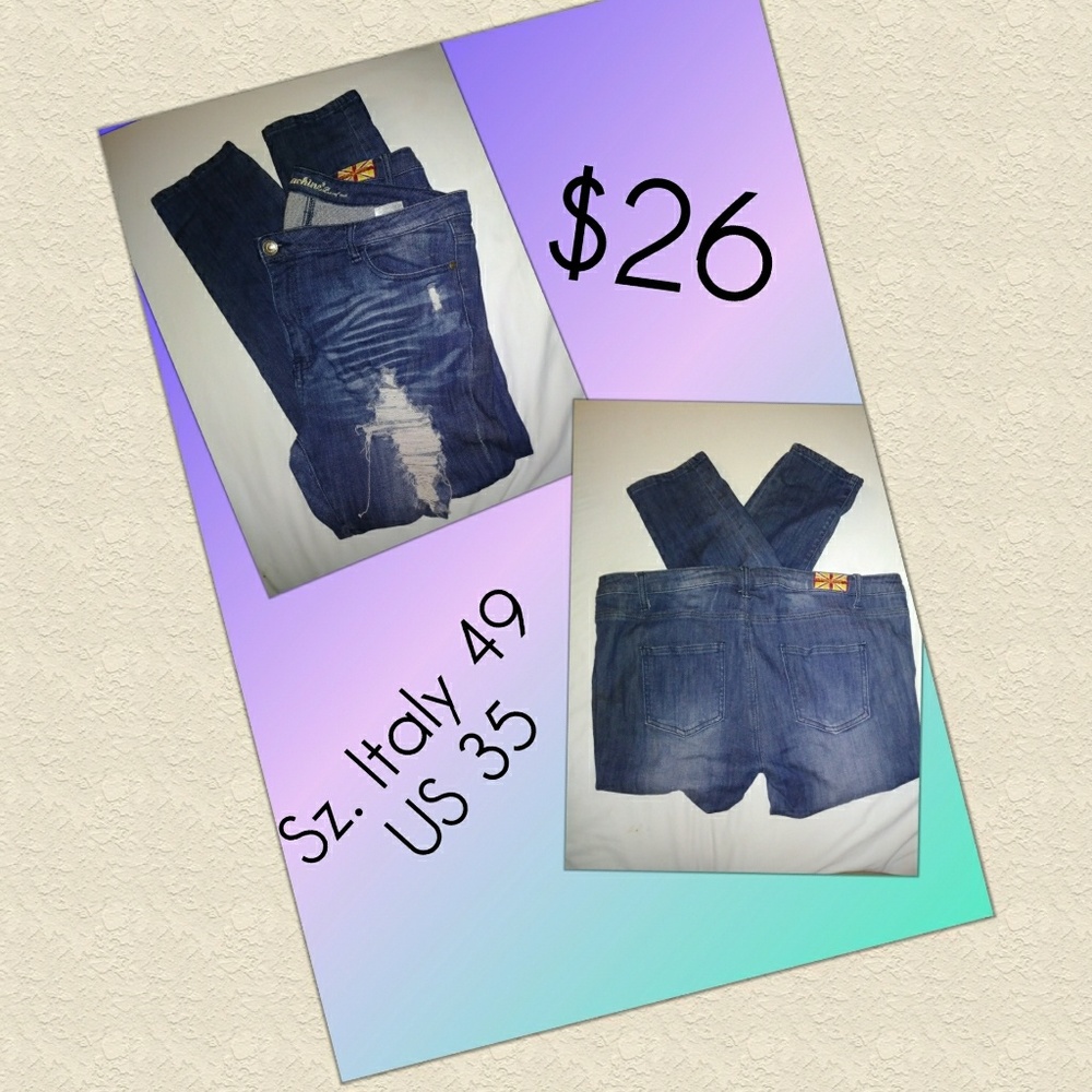 MACHINE NOUVELLE MODE Women's Plus Sz jeans